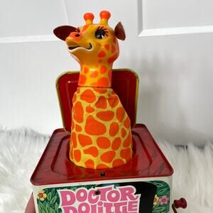 Doctor Dolittle Jack in the Box Vintage 1967 READ Dr Doolittle Giraffe in Box